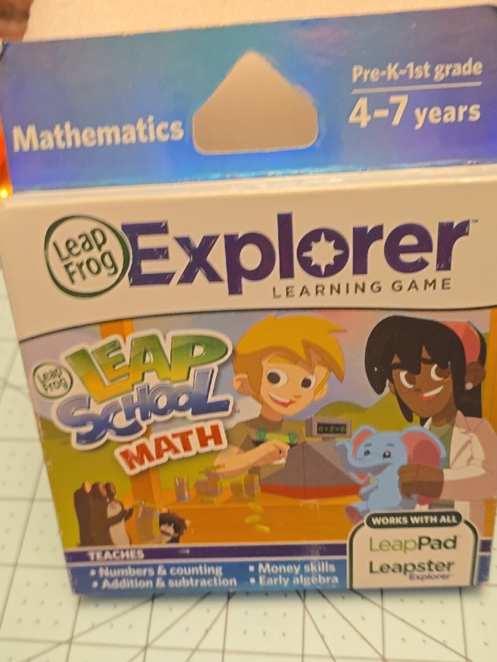 Explorer LeapSchool Math Learning Game - Blue/Green - Picture 3 of 7
